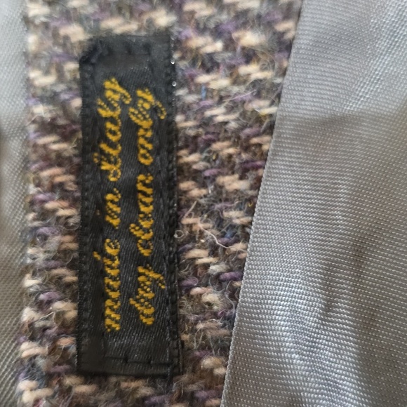 VonFurstenberg Prince Egon Collection Mens Wool Blazer Sports Coat Gray/Tan 40R - Picture 10 of 15